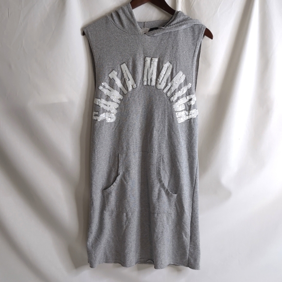 TWIK Sleeveless Sweatshirt Dress with Hood, Size S - Picture 1 of 8